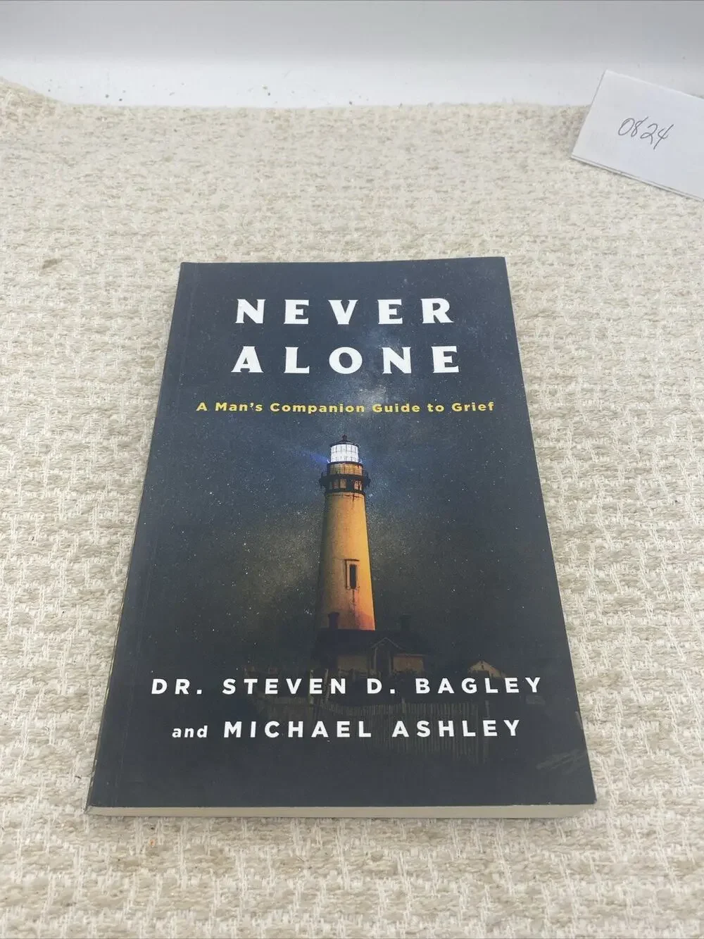 Never Alone-A Mans Companion To Grief by Dr Steven Bagley & Michael Ashley Signe